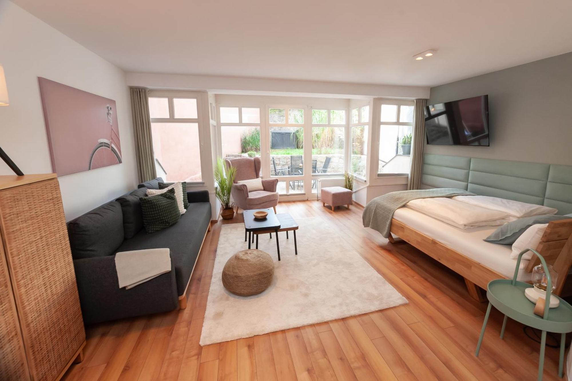 Freitraum Apartments No3 City Mit Eigenem Garten 萨勒河畔巴特诺伊施塔特 外观 照片